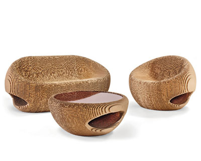 giancarlo zema recycles cardboard to make canyon collection