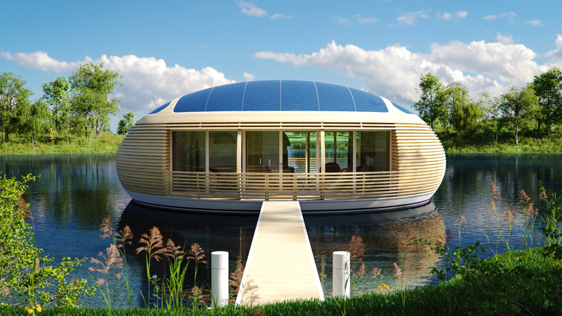 giancarlo zema's floating waternest 100 home is up to 98% recyclable