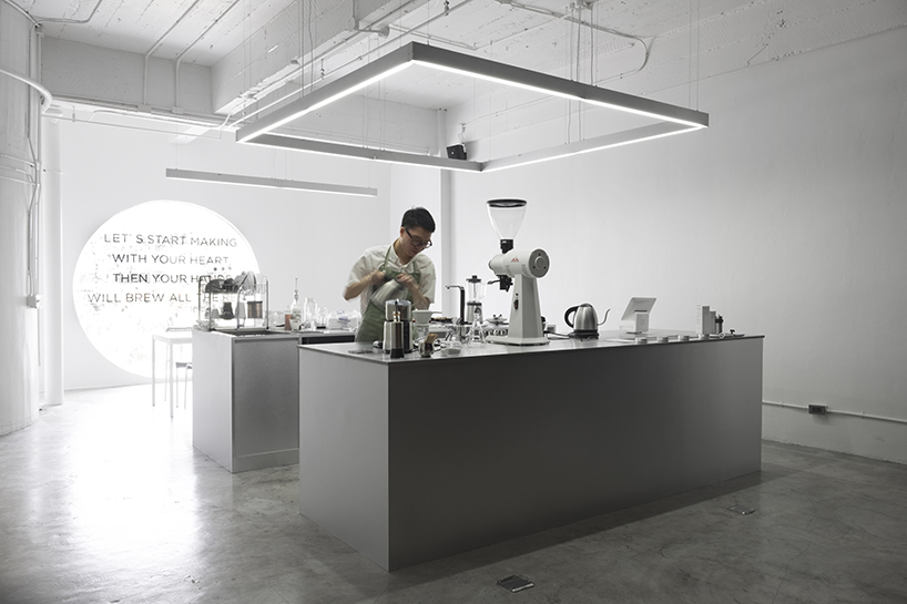 party space design hand heart cafe