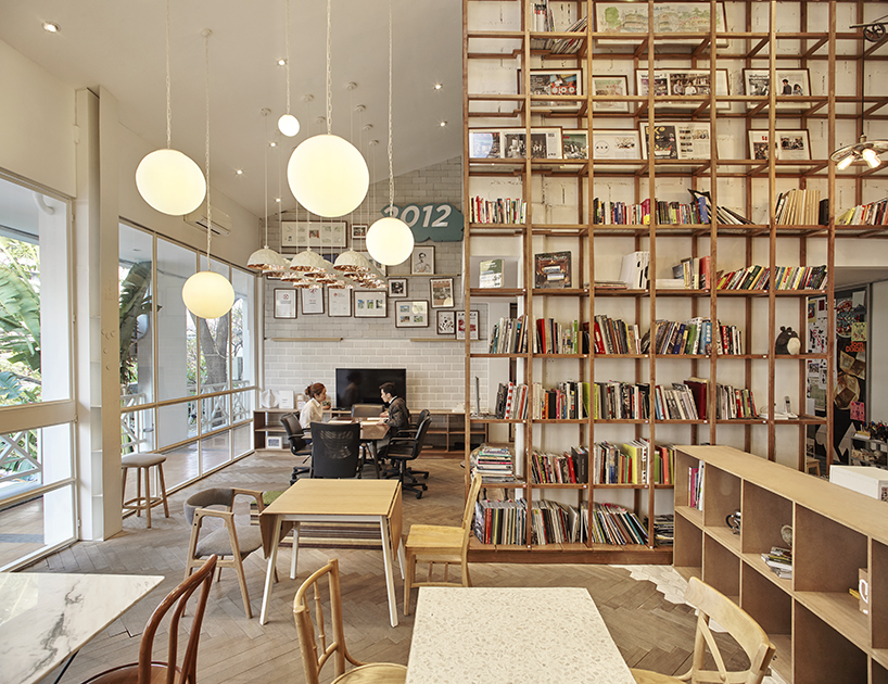 party / space / design shapes its co-working hub as a light-filled open box