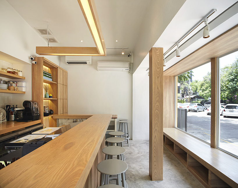 party space design creates a simple common room cafe in bangkok