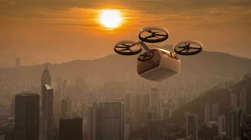 KITE is a passenger drone concept to connect the greater bay area