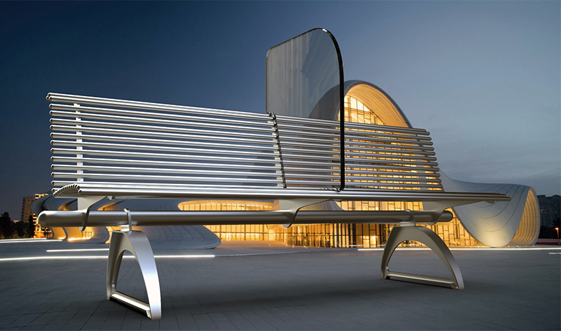 'shield' is a bench to fight COVID-19 designed by antonio lanzillo & partners designboom