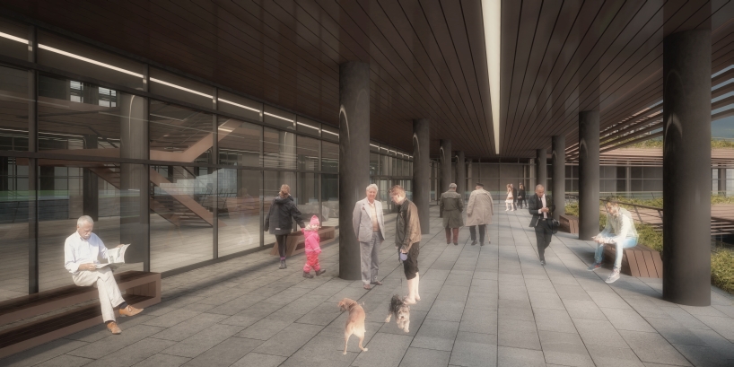 manço's cascade-shaped proposal for the municipality in turkey fits with the terrain