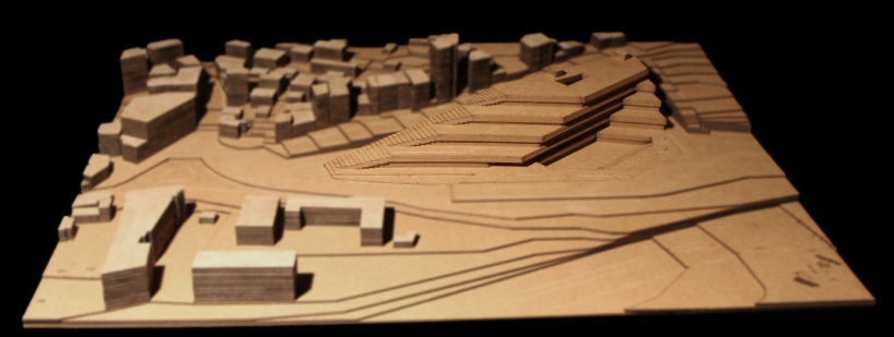 manço's cascade-shaped proposal for the municipality in turkey fits with the terrain