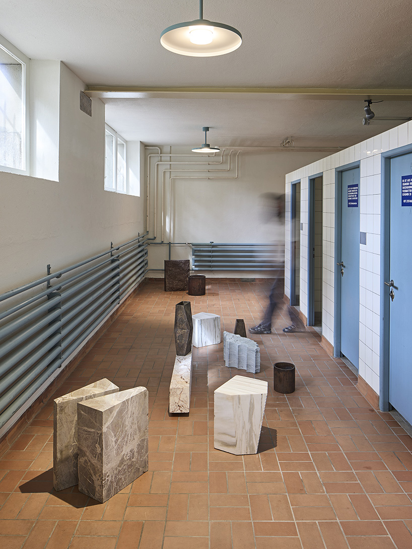 objects out of place: a collective art exhibition set inside former zurich washroom - 3