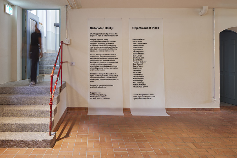 objects out of place: a collective art exhibition set inside former zurich washroom - 11