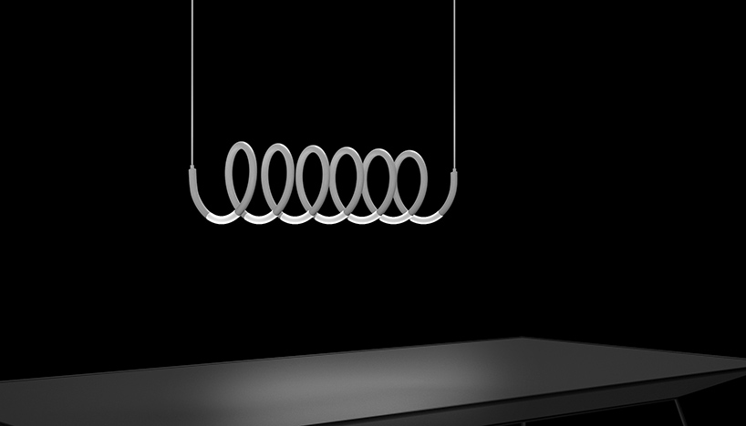 michael samoriz pays homage to the tungsten filament with helix lamp michael samoriz helix lamp designboom