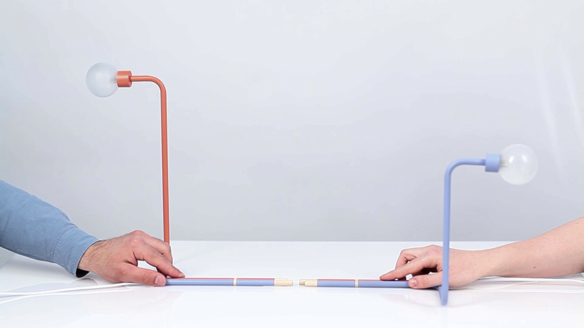 maya pindeus a play of dependencies table lamp designboom