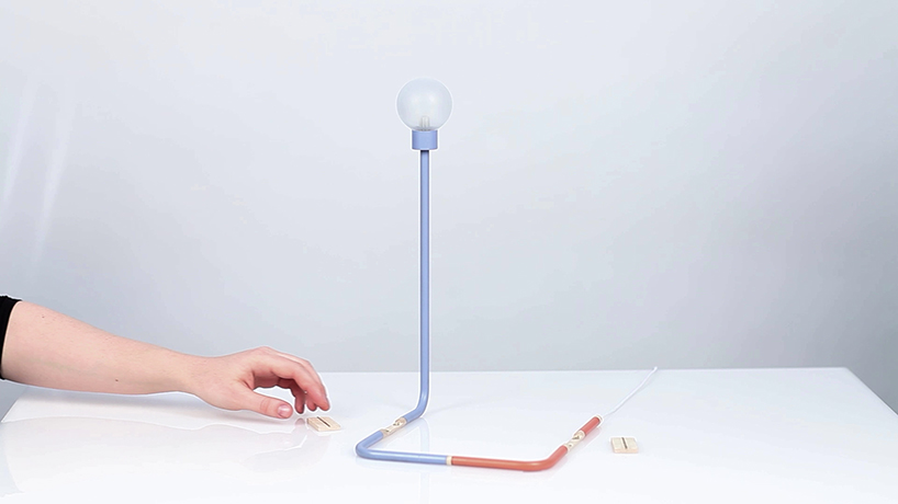 a play of dependencies table lamp designboom