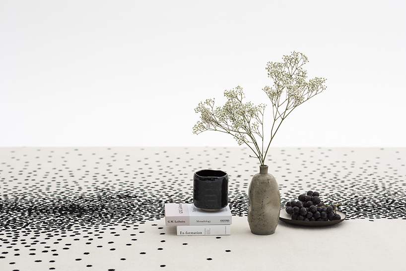 shiro studio particles rug nodus salone de del mobile designboom