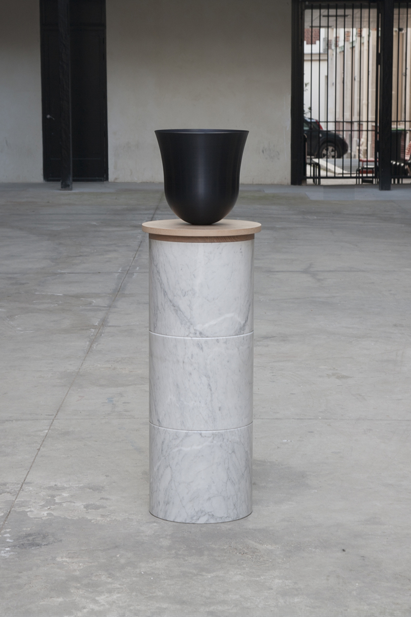 totems   modular tables by allegory at maison et objet