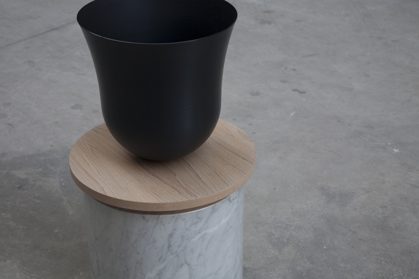 totems   modular tables by allegory at maison et objet