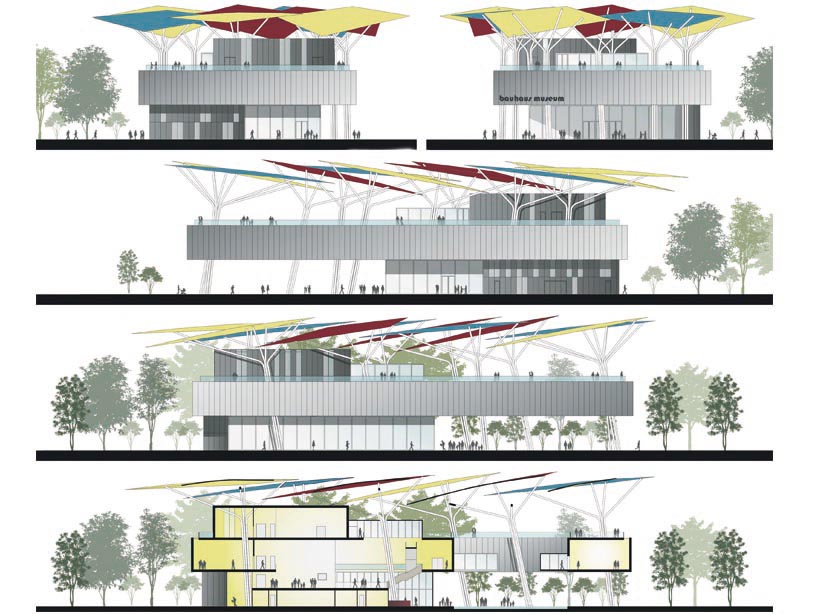studio 06 kite proposal bauhaus museum dessau competition designboom studio 06 kite proposal bauhaus museum dessau competition designboom