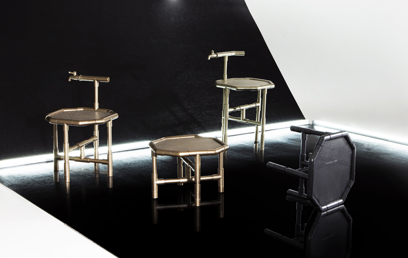 pipe dynasty PVC furniture by 56th studio