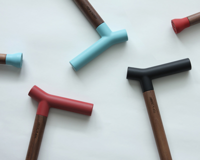 sneaker styled walking cane by matthew kroeker for top & derby