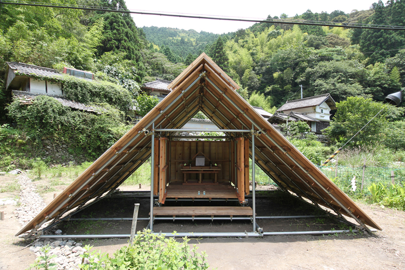 kikuma watanabe builds shito shrine in depopulated village in japan