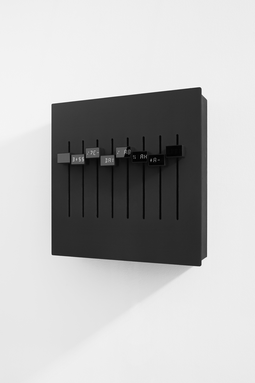 three kinetic generative sculptures express internal psychological states as digital poems