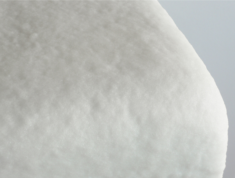 shinobu koizumi's useful snow-like objects won't melt away