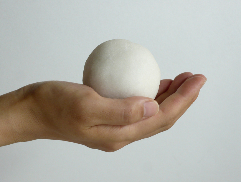 shinobu koizumi's useful snow-like objects won't melt away