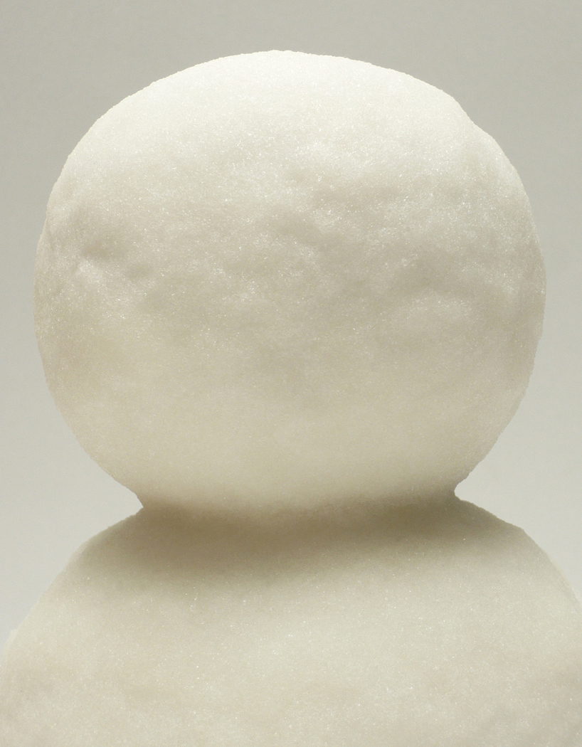 shinobu koizumi's useful snow-like objects won't melt away