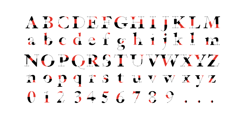 HOOH studio & norbert mayer create J.21 anatomical typeface
