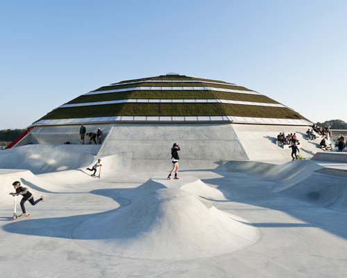 CEBRA and glifberg+lykke complete streetdome along waterfront in denmark
