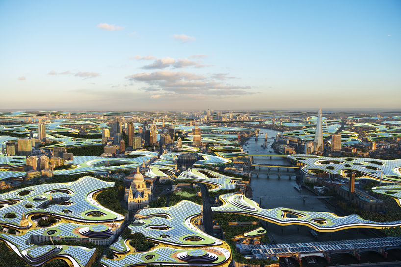 clive wilkinson proposes endless workplace which meanders through london