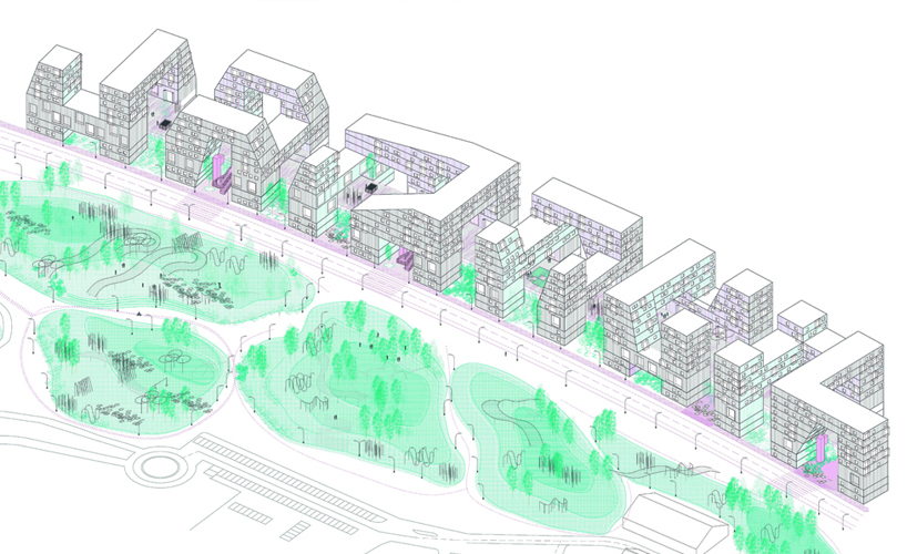 ooiio architecture connects kupio in development over railway