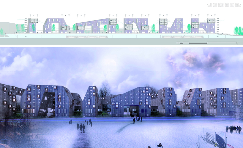ooiio architecture connects kupio in development over railway