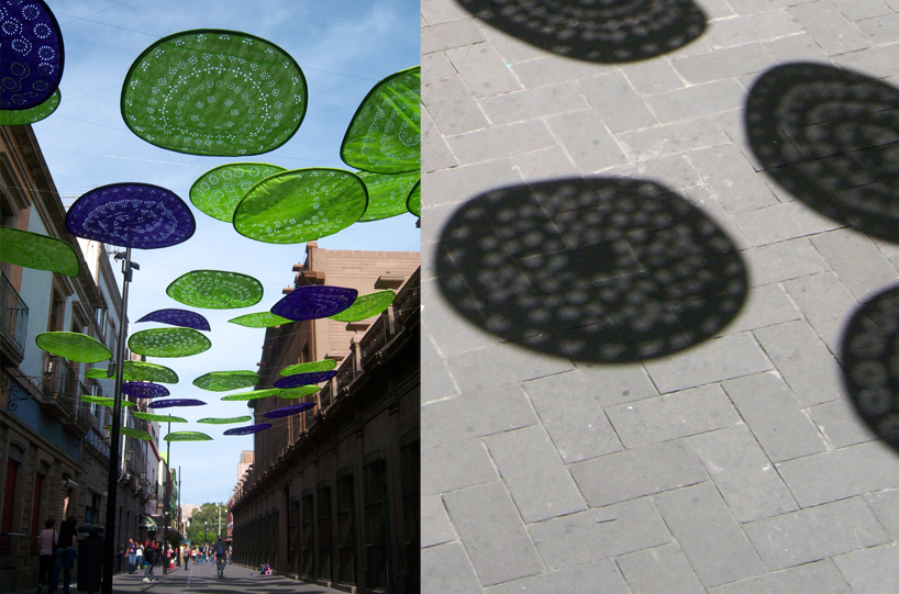 passage, paper lights intervention by ivan juarez of x studio