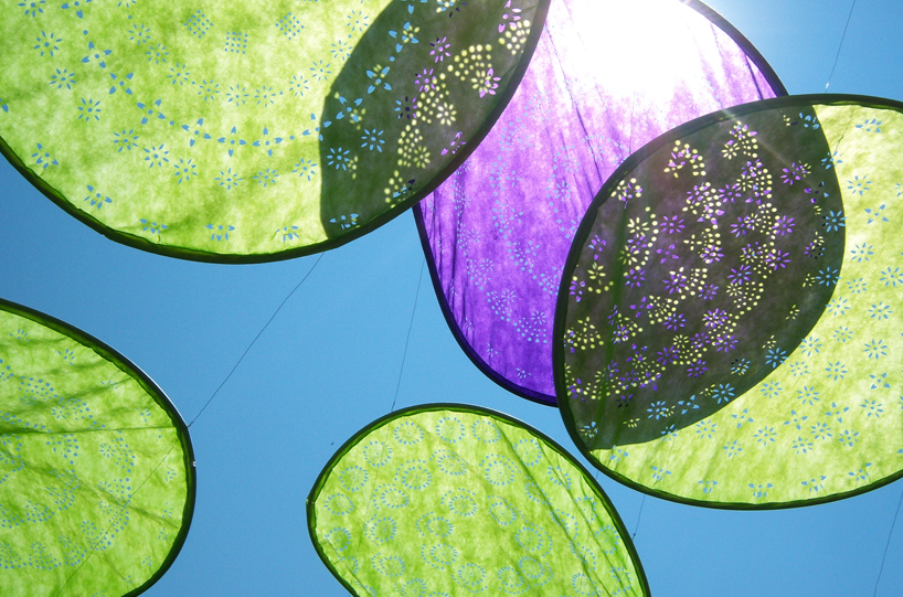 passage, paper lights intervention by ivan juarez of x studio