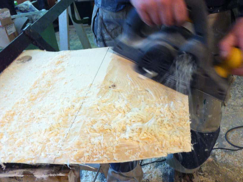 reclaimed trunk chair by cristiano mino