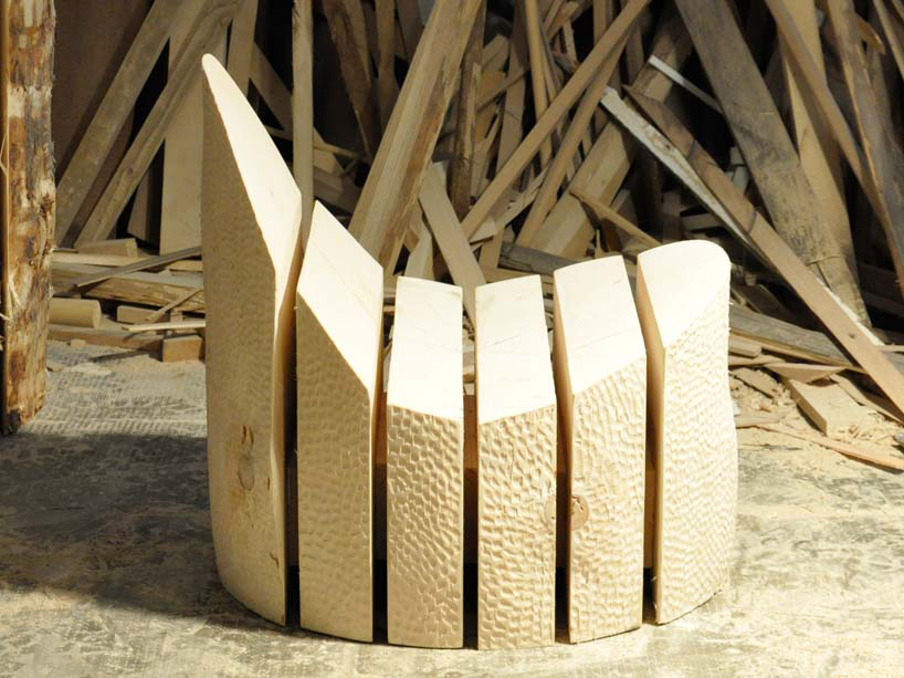 reclaimed trunk chair by cristiano mino
