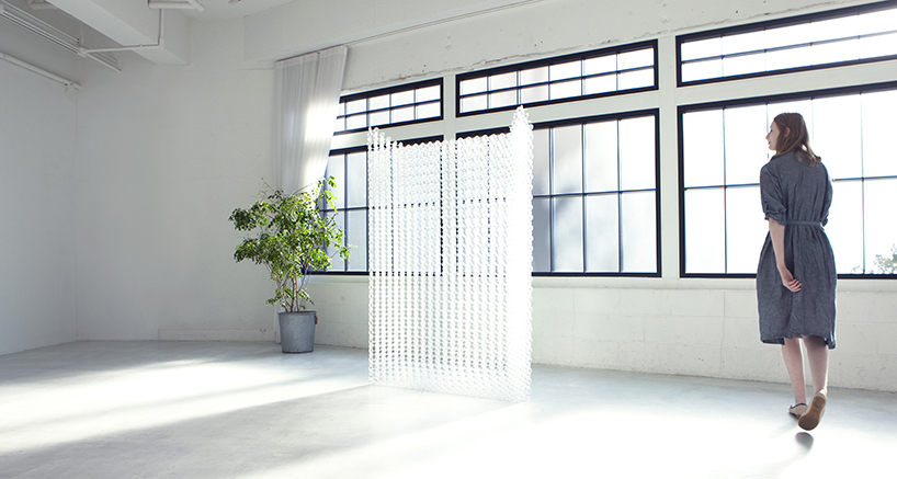 yuji okitsu combines an array of lenses into reflective 3D forms - 1