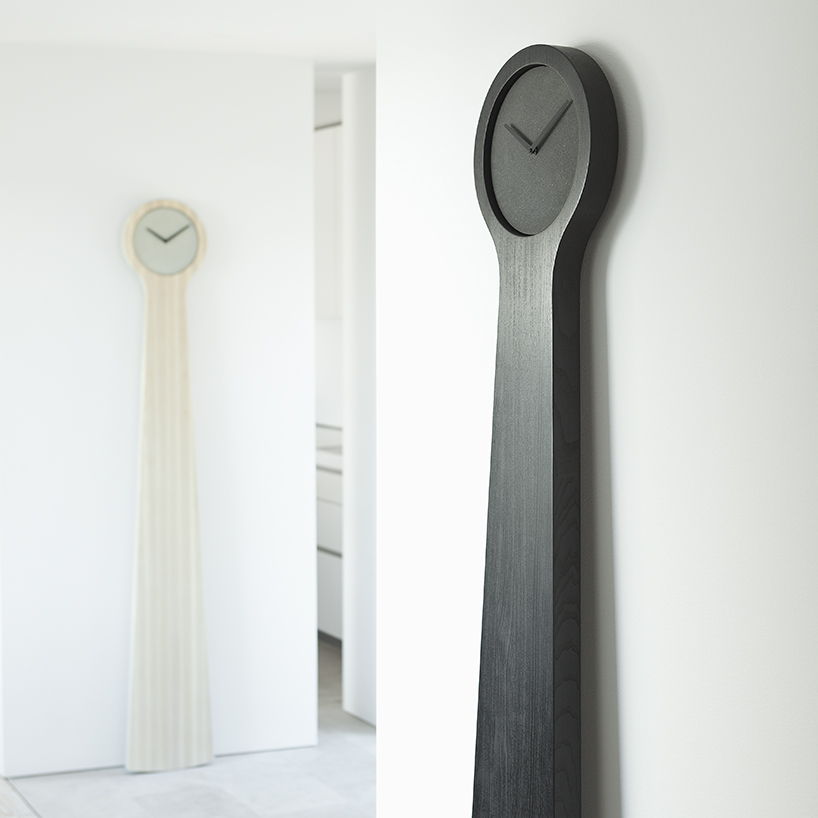 johan forsberg constructs grandfather clocks using concrete