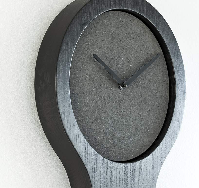 johan forsberg constructs grandfather clocks using concrete