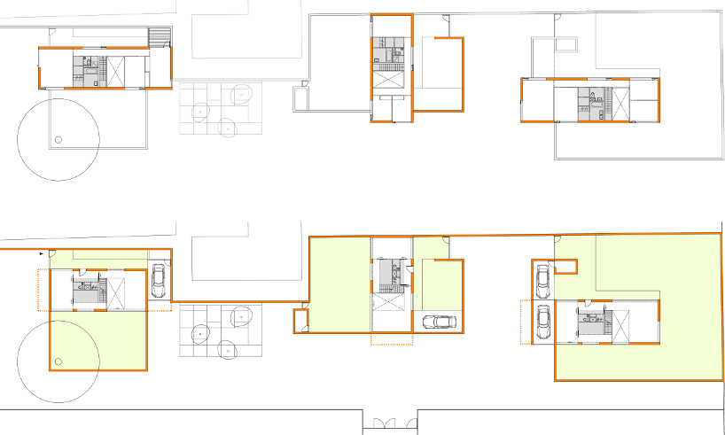 casanova + hernandez architects folds adaptable villas