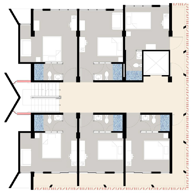 sand & shopping are steps away from the dream inn by CDP arquitectos