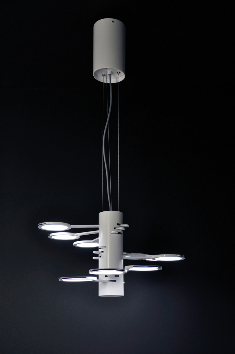 3x3 mach 9 OLED pendant lighting by bernd unrecht