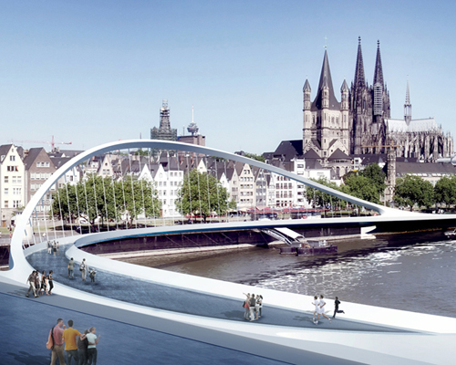 hemmerling's rheinring arch provides city center for cologne