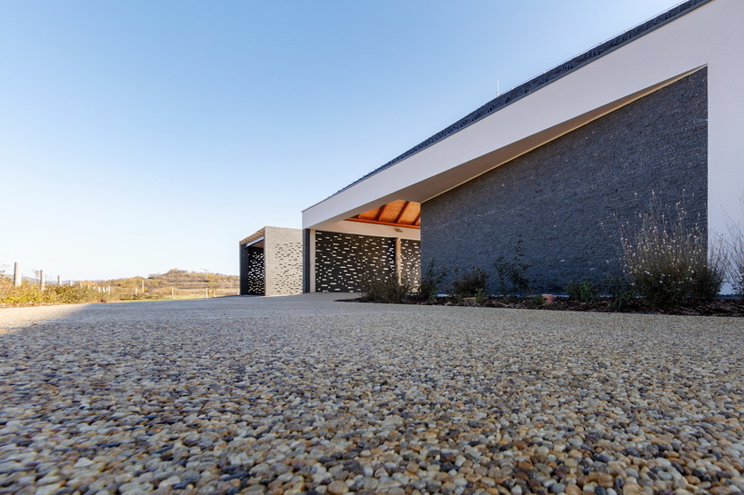 the winemaker's house by SAGRA architects builds on local traditions in rural hungary