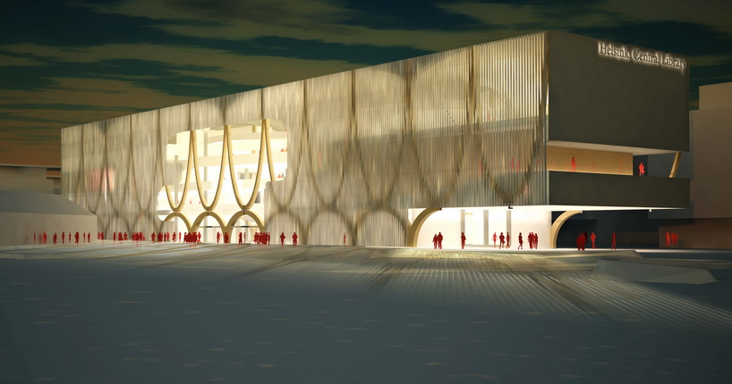 hans hollein & partner: helsinki public library proposal