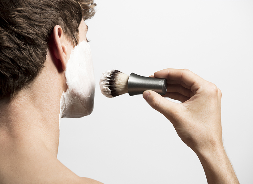 benjamin hubert's shaving brush set for follicle & limb taps into traditional male grooming