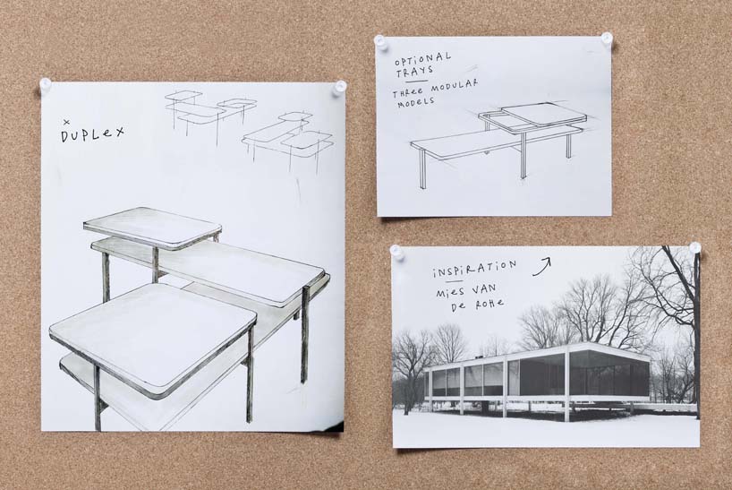 MUT design launches duplex, a small range of occasional tables for sancal