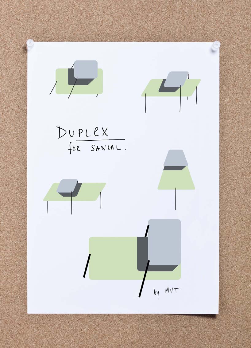 MUT design launches duplex, a small range of occasional tables for sancal