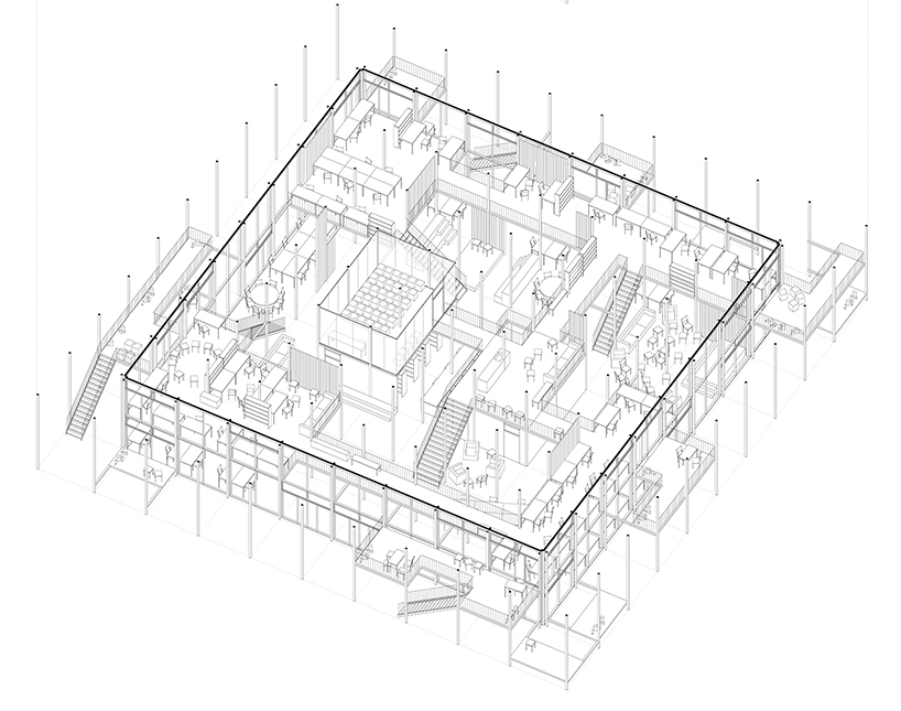 gustav düsing & max hacke reimagine the studio with superstructure concept