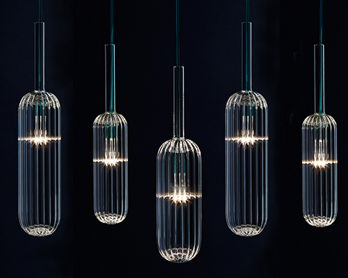 boa design creates flora-influenced reed lamps