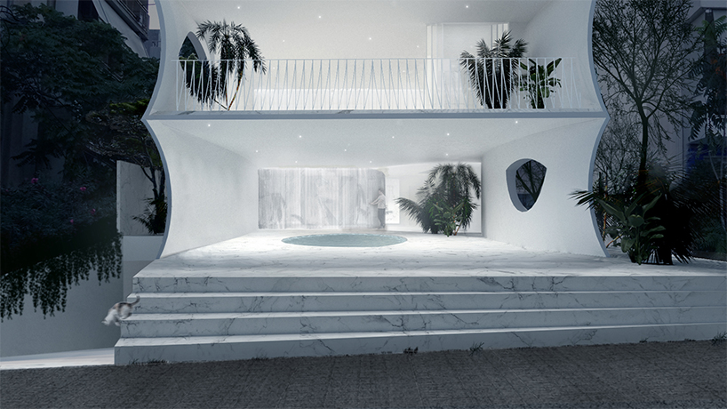 314 architecture studio sculpts lightweight residential tower on the south coast of athens
