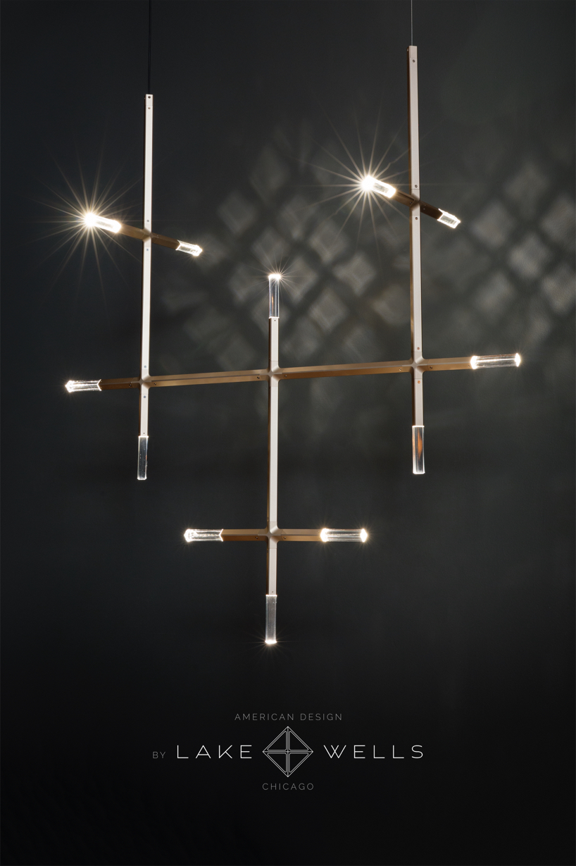 lake + wells studio's futuristic jax lighting evokes the intergalactic